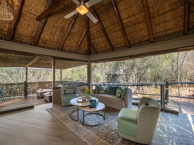 Lounge at Ivory Tree Game Lodge