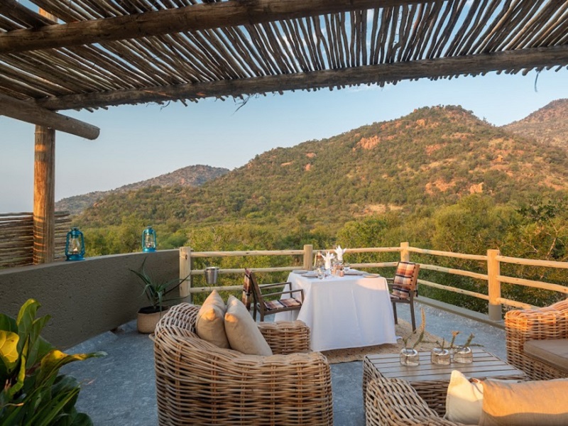 View from the Deck at Lush Private Lodge 