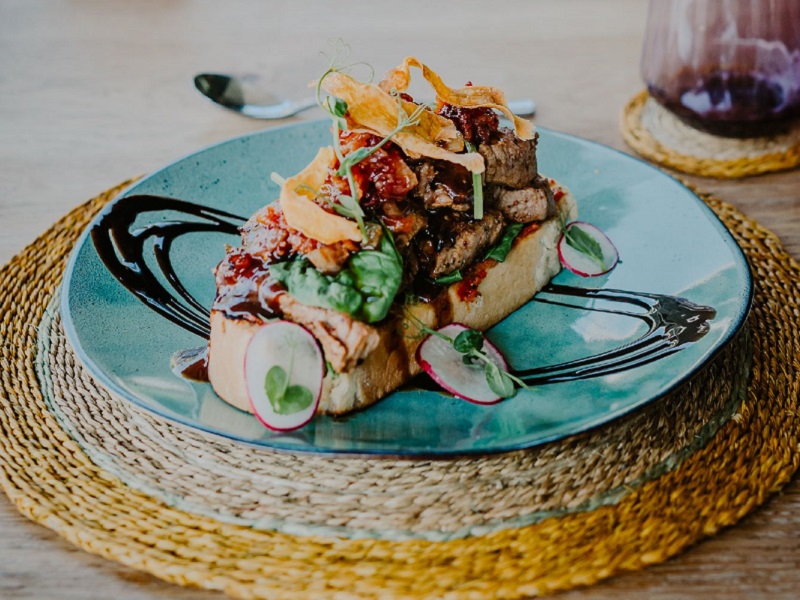 A meal served at Mbazo 