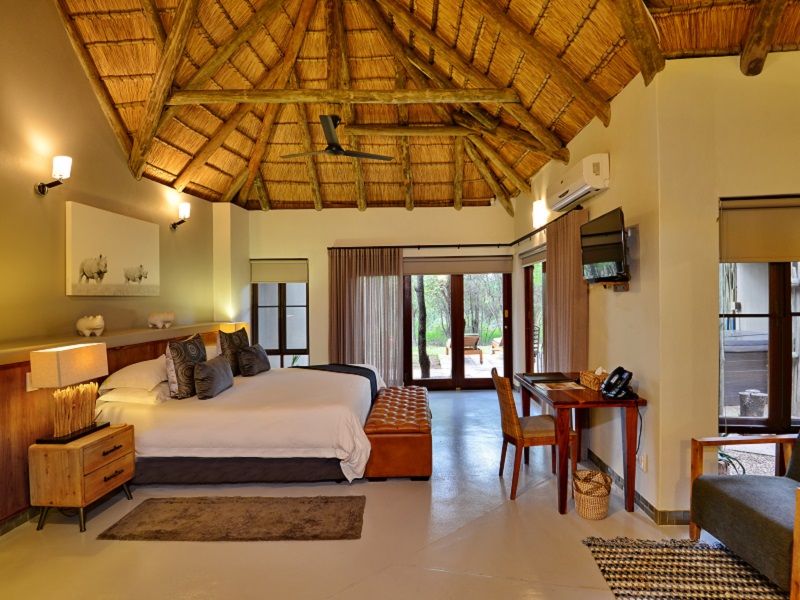 A bedroom at Tambuti 